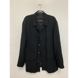 Kilgore Trout Men’s 42R Suit Coat 100% Pure Wool Black